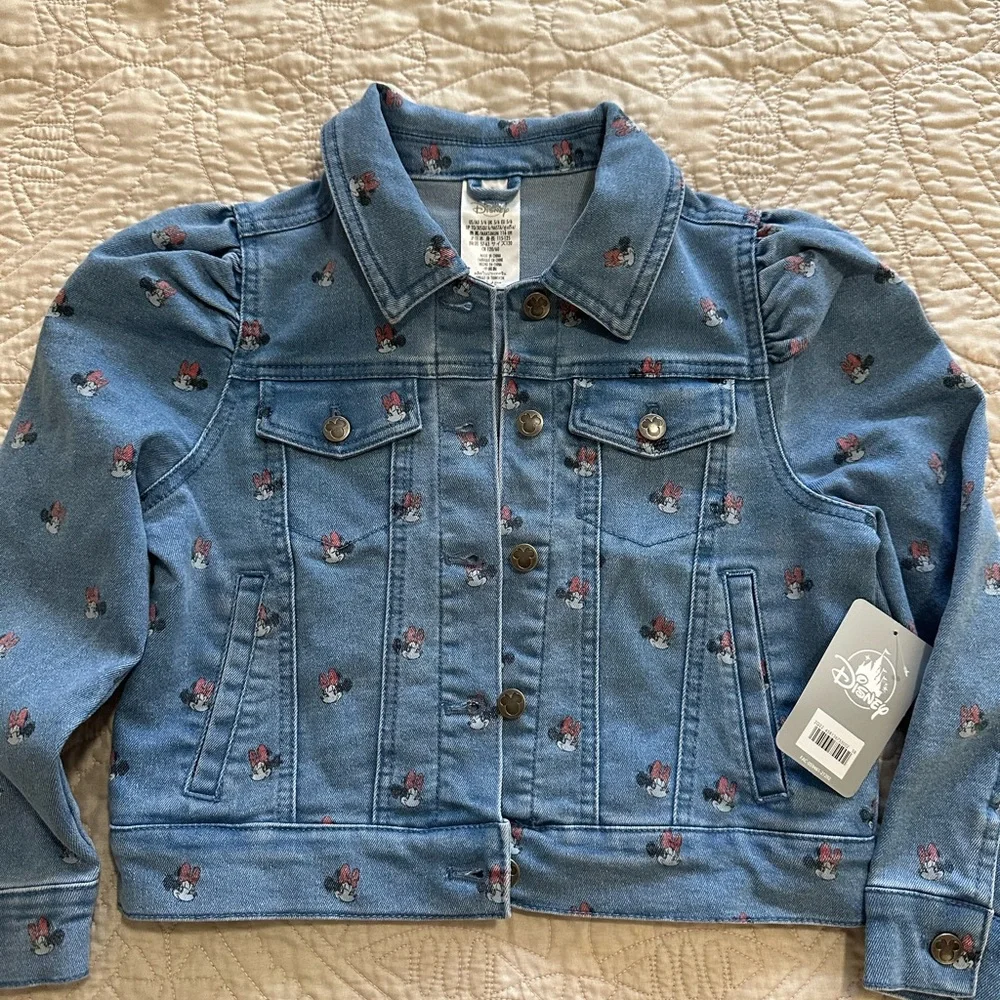 NWT Minnie Mouse Denim Jacket